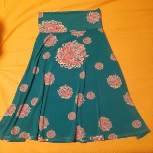 Xs lularoe azure skirt